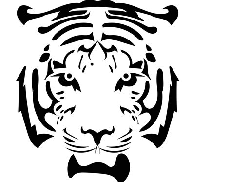 Dribbble Tiger SVG Tiger Face SVG By Prasoon K