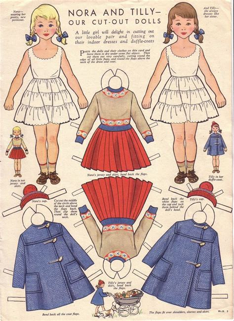 Exploring Vintage Paper Dolls Meet Nora And Tilly