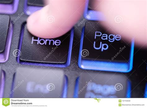 Home key on keyboard stock photo. Image of digital, concept - 107704638