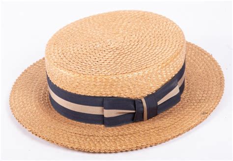 Lot Vintage Stetson Medalist Mens Straw Boater Hat Size 725
