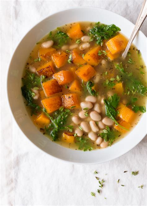 Tuscan White Bean And Butternut Squash Soup Fork Knife Swoon