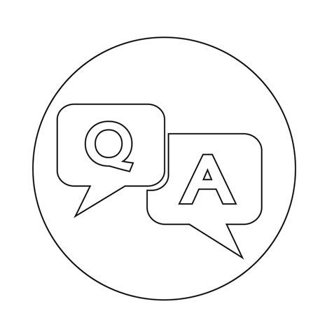 Question Answer Icon 567948 Vector Art At Vecteezy