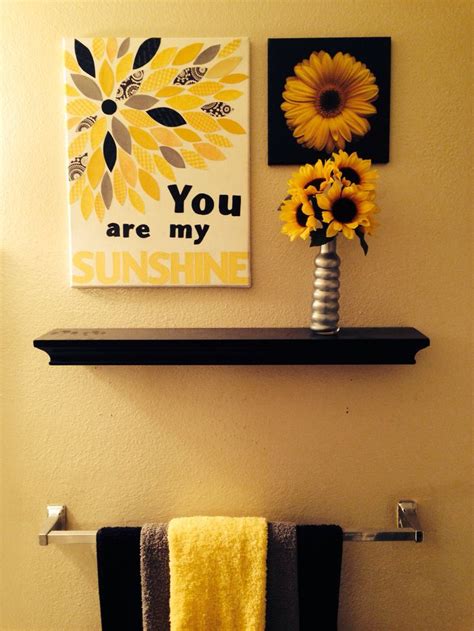 Choose from hundreds of accessories; 40 best Sunflower Bathroom images on Pinterest | Bathroom ...