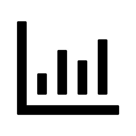 Bar Chart Free Vector Icon Iconbolt