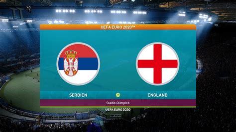 Die vorrunde das em 2020. EM 2020 - Gruppe D - Serbien-England - eFootball PES 2020 ...