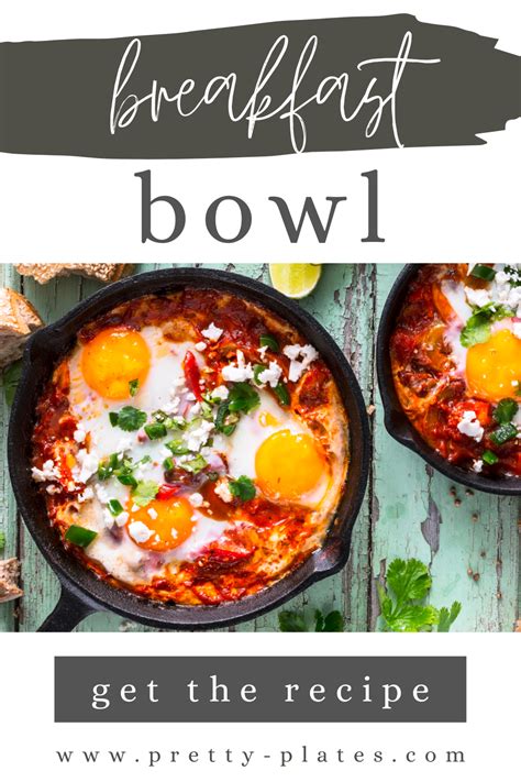A Healthy Breakfast Bowl Prepared With All Of The Best Breakfast Recipe Ingredients Eggs Grits