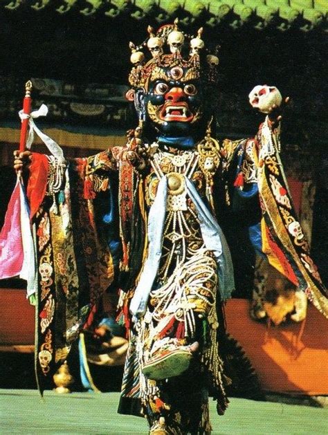 Tsam Mongolian Buddhist Ceremony Dancing Masks And Dance