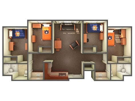 Image Result For Dorm Room Layout Ideas For Auburn University Village
