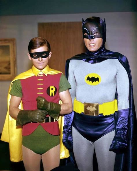 Adam West And Burt Ward Batman And Robin Batman Tv Series Batman Robin Batman 1966