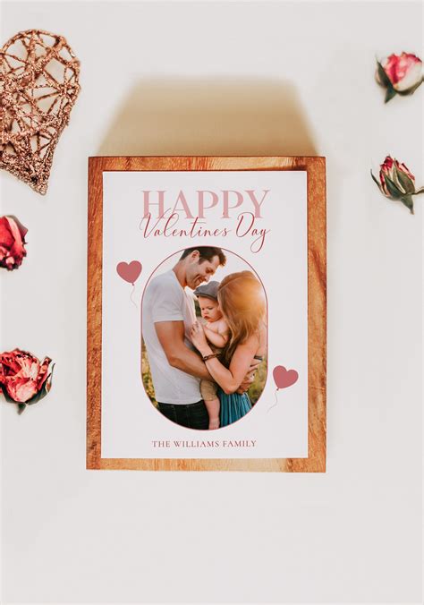 Minimalist Valentines Day Card Printable Valentine Photo Etsy In