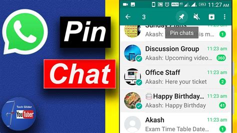 How To Pin Chat In Whatsapp App Whatsapp Pinned Chats Feature Youtube