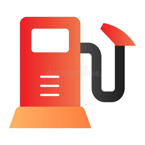 Gas Pump Flat Icon Gasoline Refil Color Icons In Trendy Flat Style