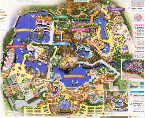 Tokyo disney sea map consists of 10 awesome pics and i hope you like it. Tokyo DisneySea - 2011 Park Map