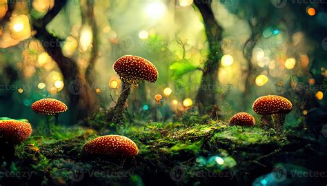 Surprising Mushroom Wallpaper Fantasy Wallpaper 4k Mushroom Light