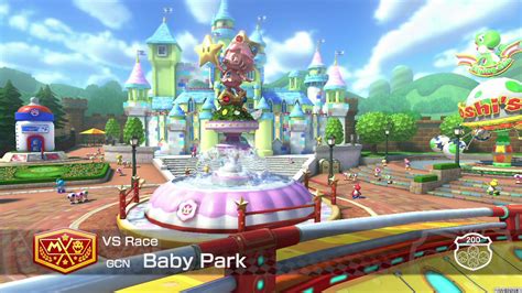 Mario Kart 8 Baby Park 200cc High Quality Stream And Download