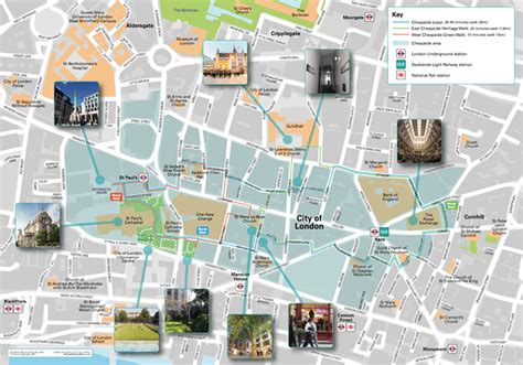 Living Streets City Of London Walking Map For Accenture Case Study