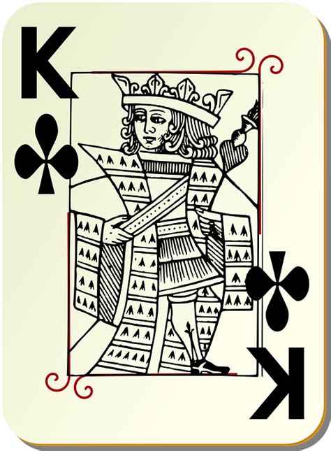 Playing Card King Clubs · Free Vector Graphic On Pixabay