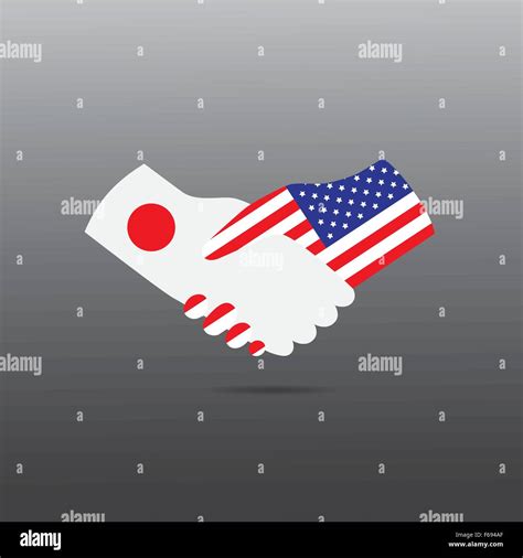 world-peace-icon-in-light-gray-background,-usa-handshake-with-japan