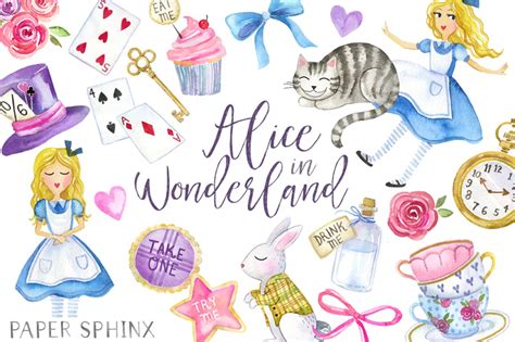 Alice In Wonderland Clip Art Borders