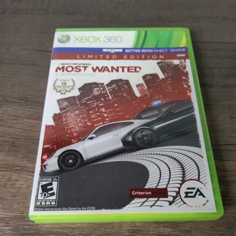 Need For Speed Most Wanted Microsoft Xbox Tested And Working Ea Picclick