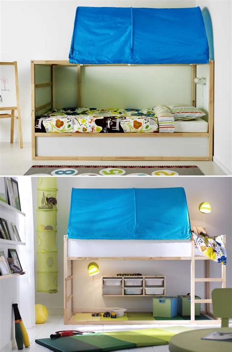 I assemble the leaf and quickly show what to look for within 10 minutes. KURA Reversible bed, white, pine in 2019 | Kids | Chambre ...
