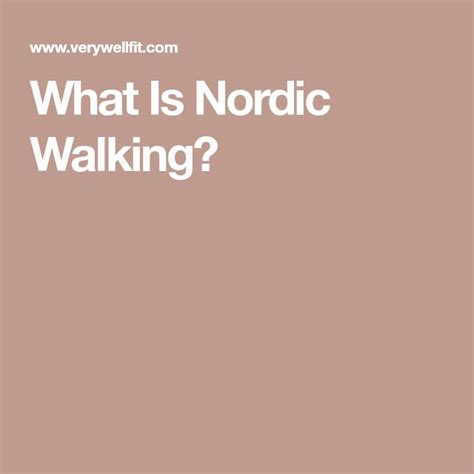 Pin On Nordic Pole Walking