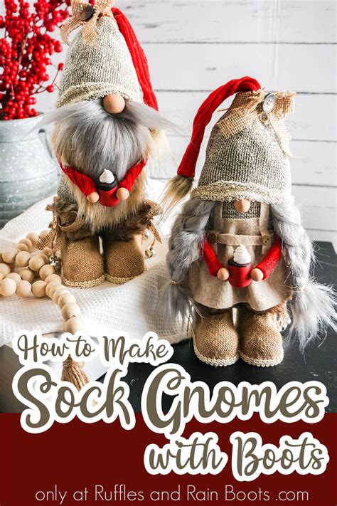 Easy No Sew Gnome Pattern You Can Use For Every Gnome Gnomes Diy