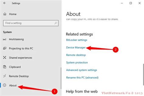 Vietnetworkvn Windows 5 Cách Mở Device Manager Trên Windows 10