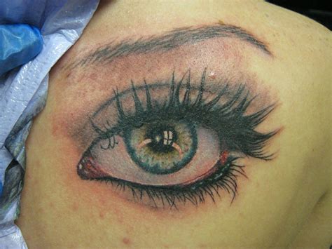 Realistic Eye Tattoo Realism Awesome Nate Rogers By Zeek911 On Deviantart
