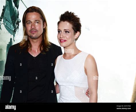 Brad Pitt And Daniella Kertesz Arrive At The World Premiere Of World