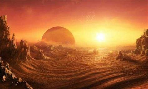 Aliens Living On Desert Worlds Sci Fi Landscape