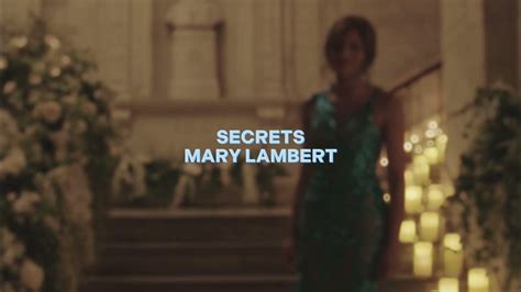 Secrets [mary Lambert] — Edit Audio Youtube