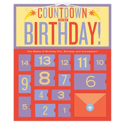 Birthday Countdown Calendar Printable