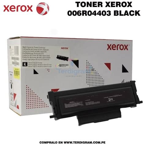 Toner Xerox R Black Original Terdigram