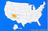 Navajo Reservation Map Images