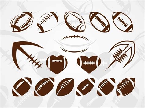 Football Svg Dxf Png Eps Vector