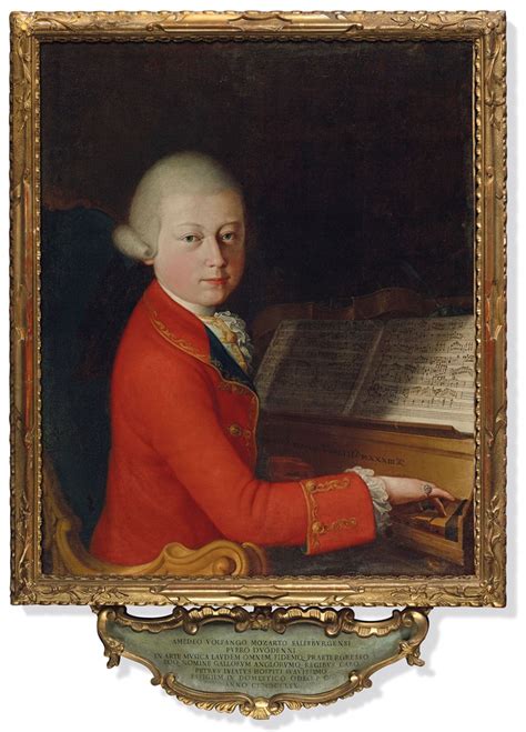 A Rare Portrait Of Teenage Mozart Christies