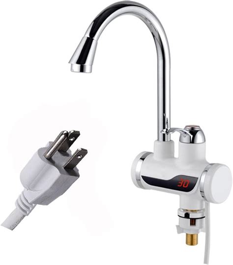Tinton Life Rotatable Bathroom Kitchen Heating Tap Water Faucet 110v