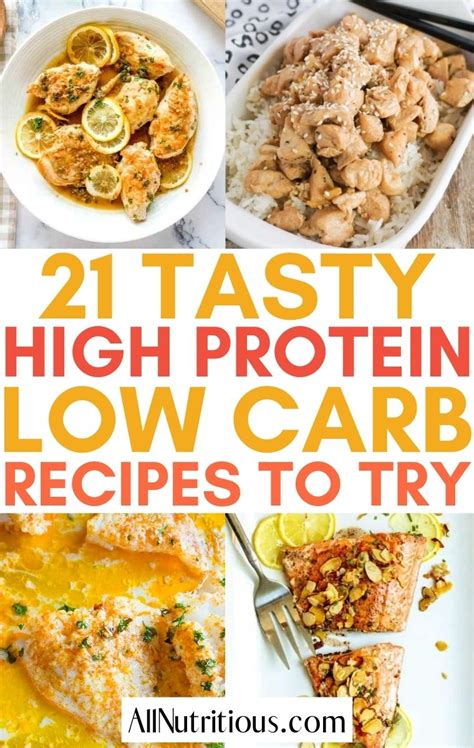 Tasty High Protein Low Carb Recipes All Nutritious