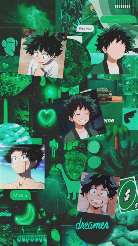 Deku Green Aesthetic