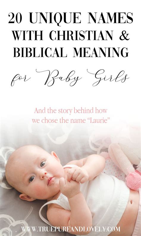 Unique Christian Baby Girl Names With Meaning Gambaran