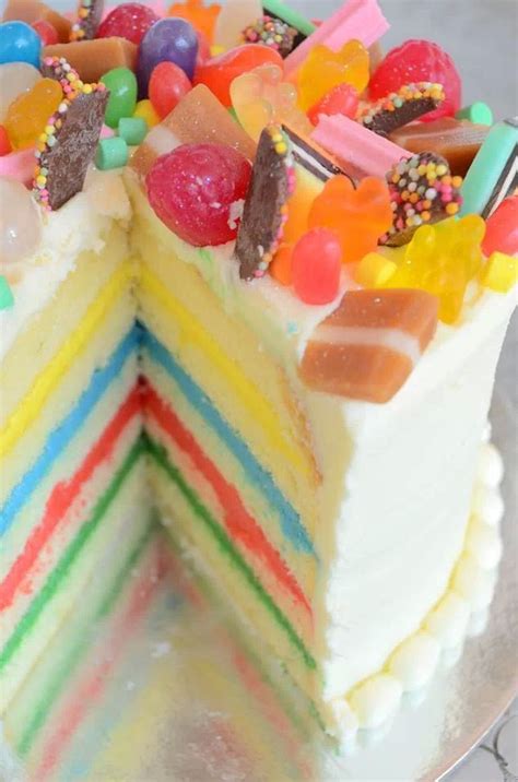 Rainbow Lolly Cake Vanilla Pod Ascot 6th Birthday Cakes 8th