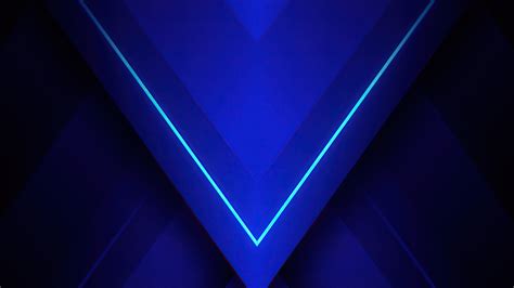 2560x1440 Blue Triangle Abstract 4k 1440p Resolution Hd 4k
