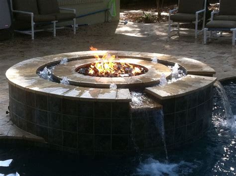 Maybe you would like to learn more about one of these? outdoor fire pit and fountain | Outdoor project | Pinterest