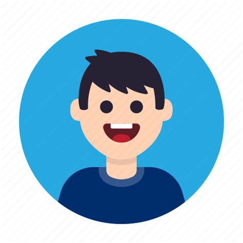 Avatar Boy Happy Kid Man People Smile Icon Download On Iconfinder