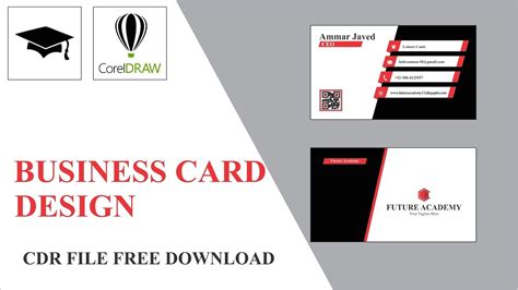 business visiting card design cdr file williamson gaus