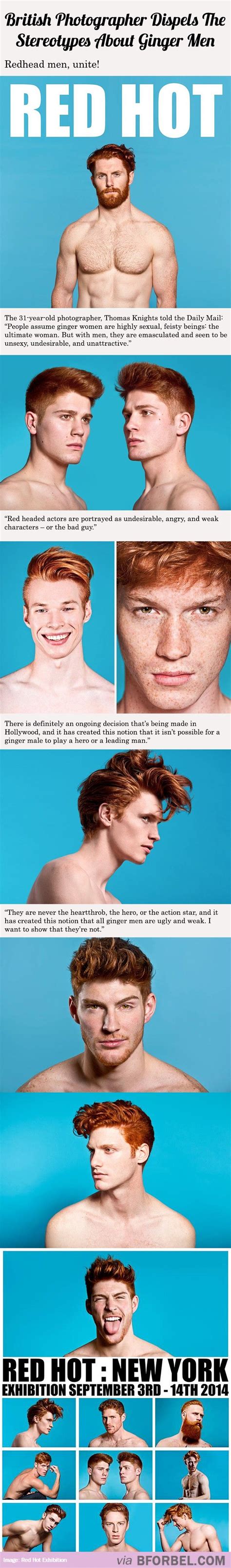 A British Photographer Dispels Stereotypes About Ginger Men With
