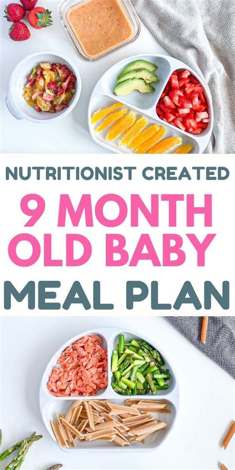 9 Month Old Meal Plan Nutritionist Approved Creative Nourish Baby