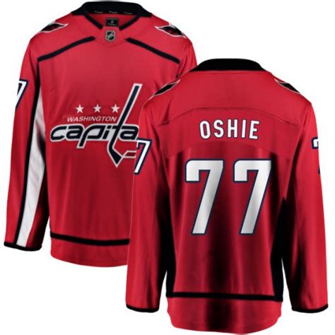 Tj Oshie Youth Fanatics Branded Washington Capitals Breakaway Red