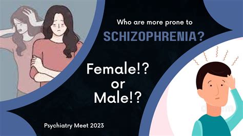 who are more prone to schizophrenia male or female
